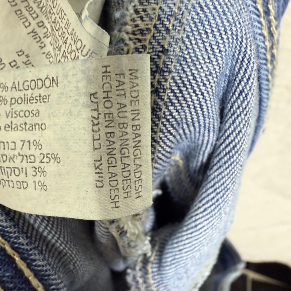 Dex Women's Capri Jeans Size 24 Stretch High Rise Loose Fit, Raw Hem, Wide Leg - Picture 10 of 11